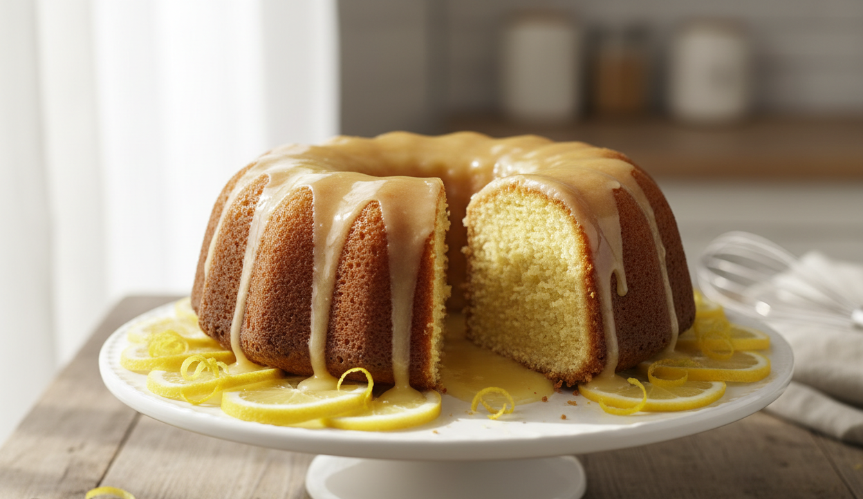 make me a pound cake lemon one 